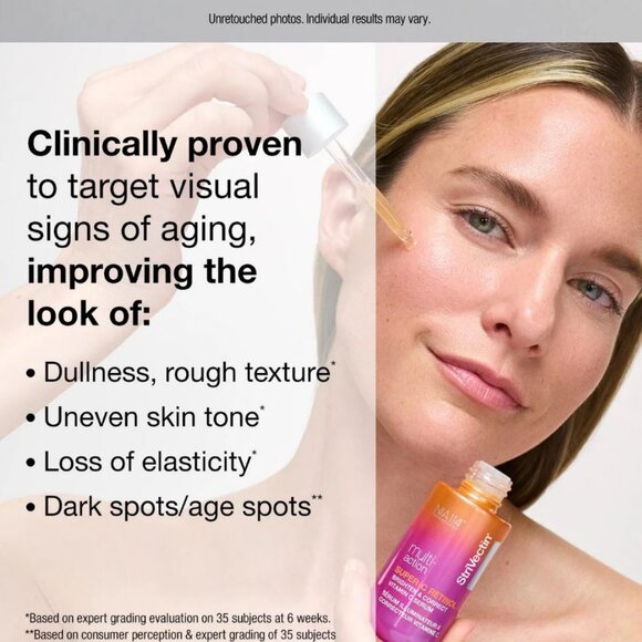 STRIVECTIN Multi Action Super C Retinol Brighten Correct Vitamin C Serum 2 1oz - Picture 2 of 7